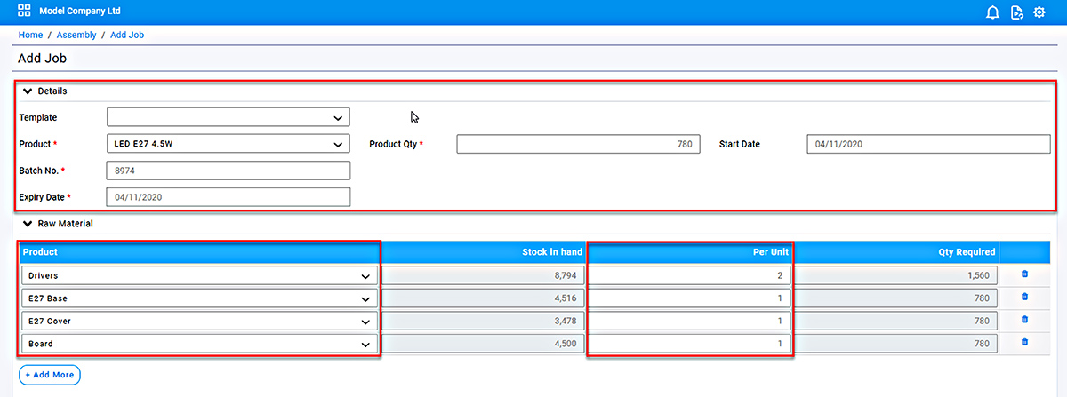 Add Job Form