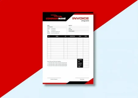Width and Length for Sale Invoices