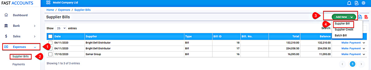 record the purchase of products with Batch Number